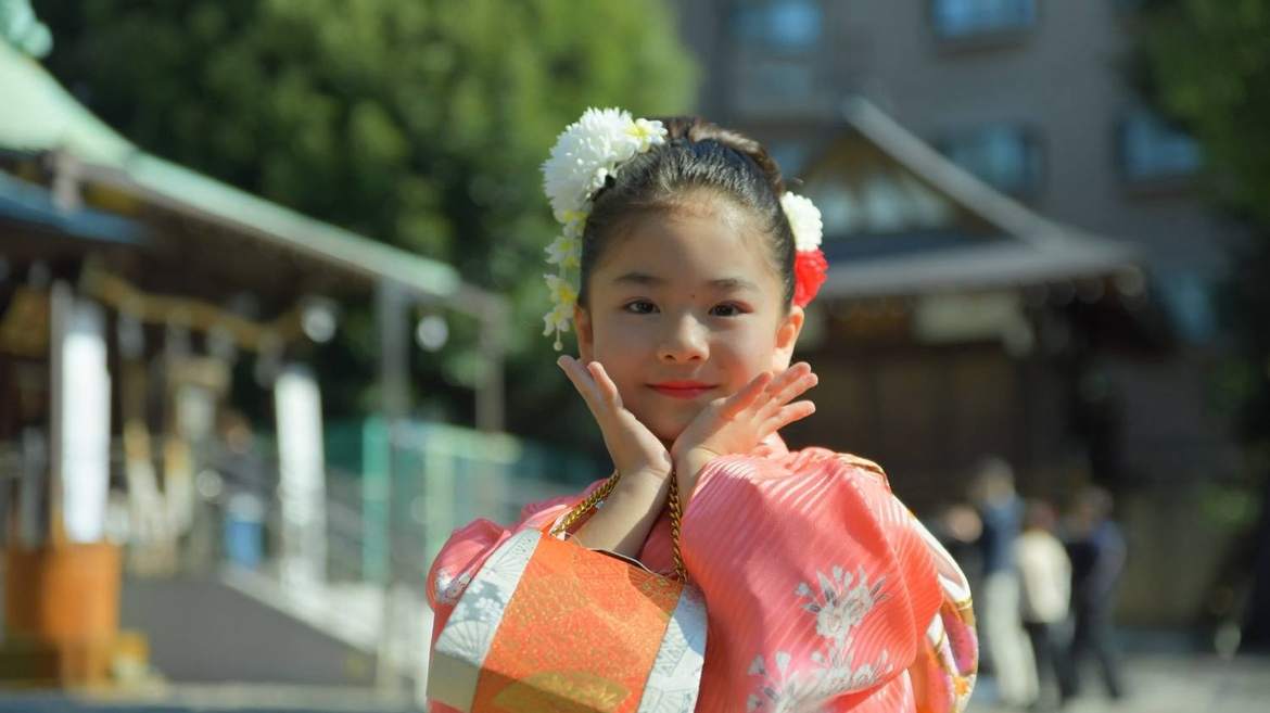 七五三の女の子